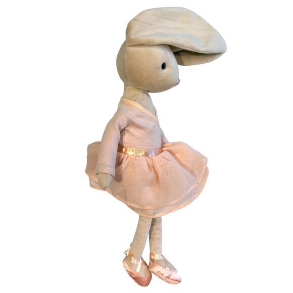 Jellycat Lila Ballerina Bunny Plush Doll In Pink Dress With Satin Ballet Shoes - Picture 6 of 11